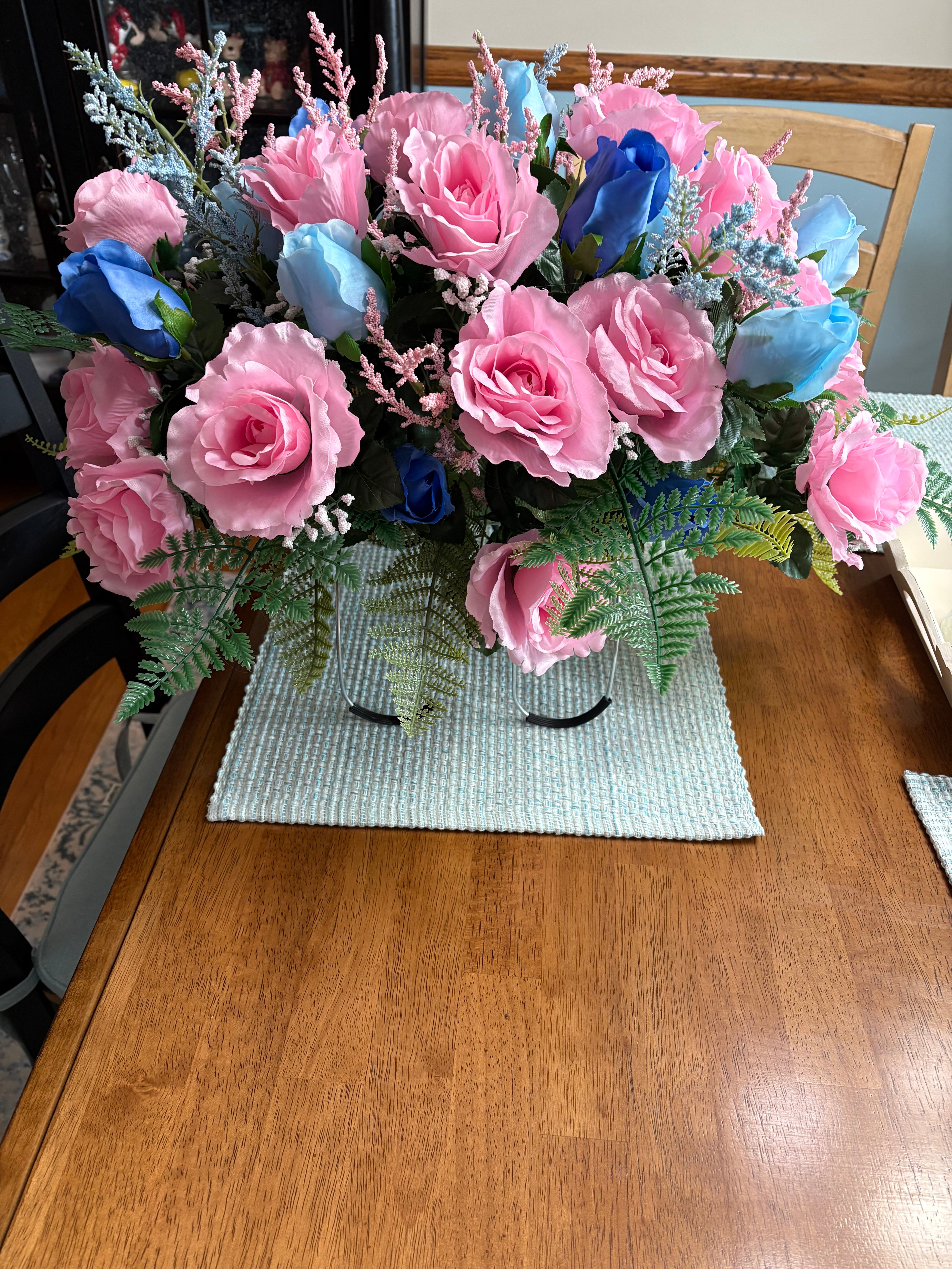 Pink & Blue standard size saddle